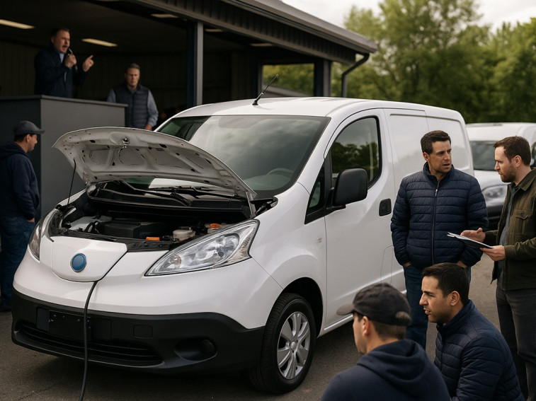 The Growing Market for Electric Vans at Auction