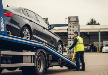 How to Transport a Car from an Auction Without a Licence Plate