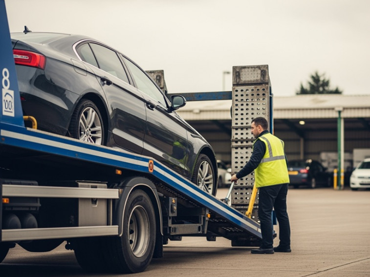 How to Transport a Car from an Auction Without a Licence Plate