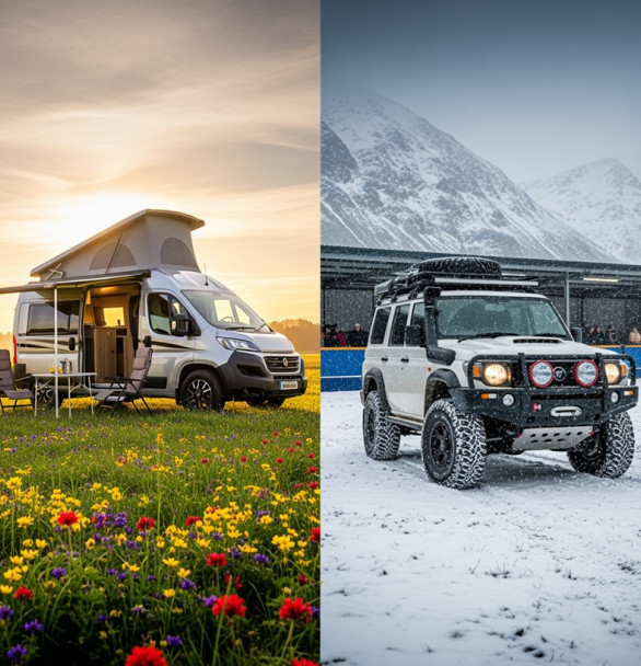 Seasonal Vehicles at Auction: Campervans in Spring, 4x4s in Winter