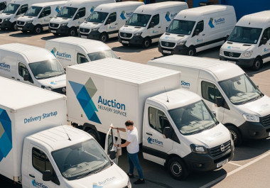 Auction-Sourced Vehicles for Delivery Startups