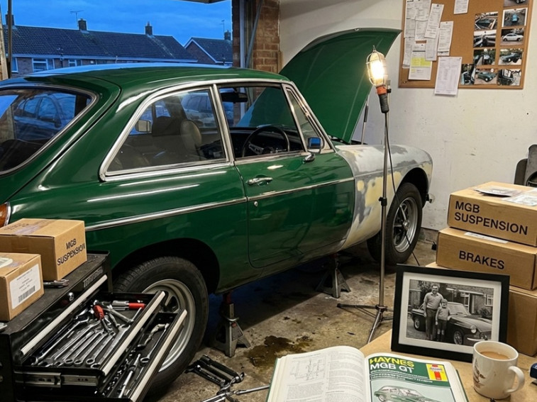 Restoring a Father's Classic Car After Buying It at Auction