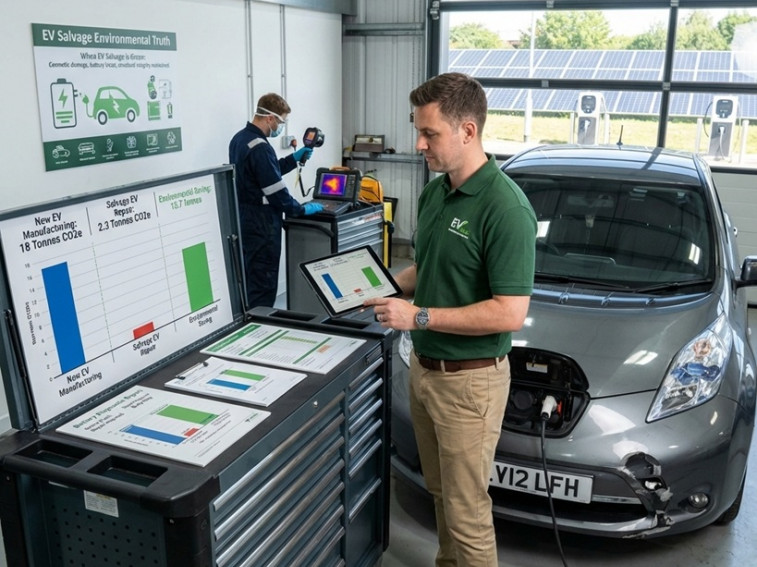 Are Electric Salvage Cars Really Better for the Environment?