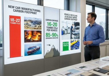 The Carbon Footprint: Car Manufacturing vs. Vehicle Recycling