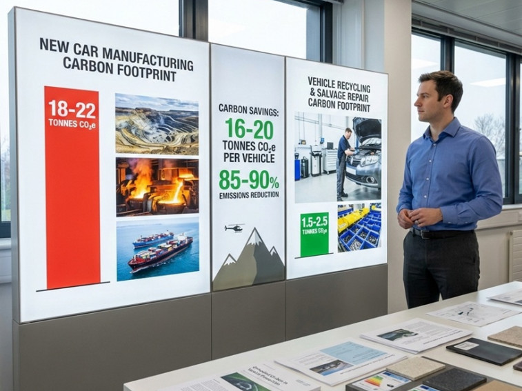 The Carbon Footprint: Car Manufacturing vs. Vehicle Recycling