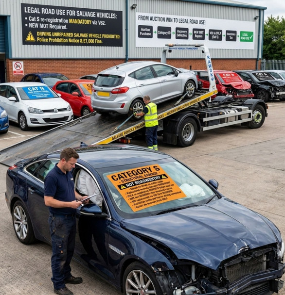 Can You Drive a Salvage Car Without Re-Registration in the UK?