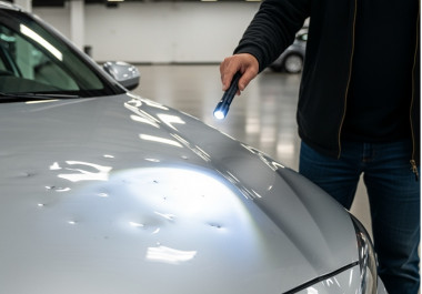 How to Spot Hail Damage on Salvage Auction Vehicles