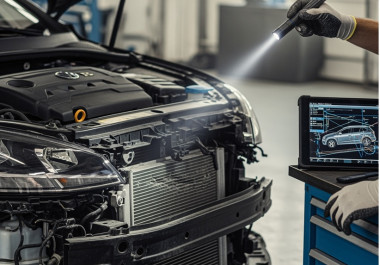 Front-End Collision Damage: Repair or Part Out?