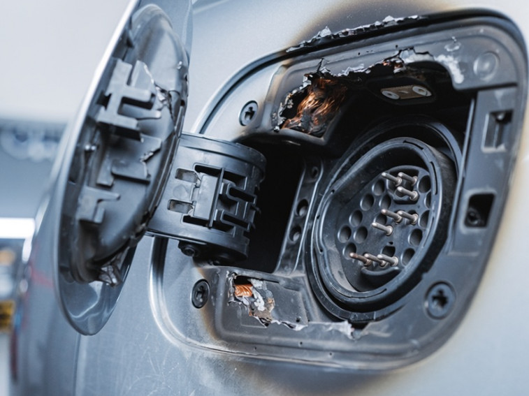 Charging System Damage in Electric Salvage Vehicles