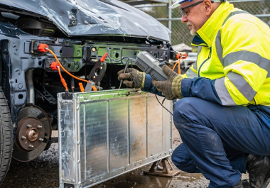 Checking High-Voltage Components Before Bidding on Salvage EVs